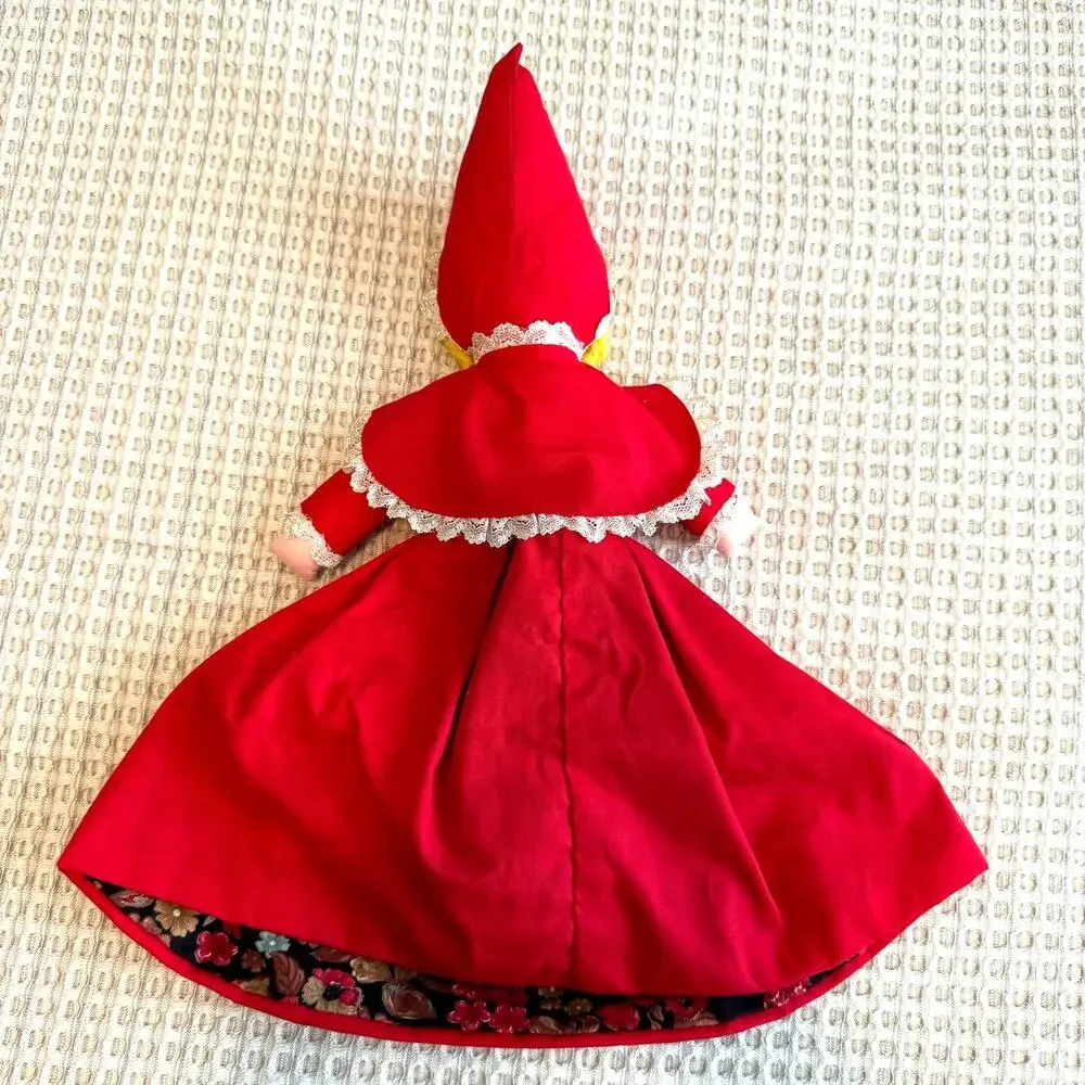 Handmade Little Red Riding Hood Topsy Turvy Doll Pretend Play StoryTime Library